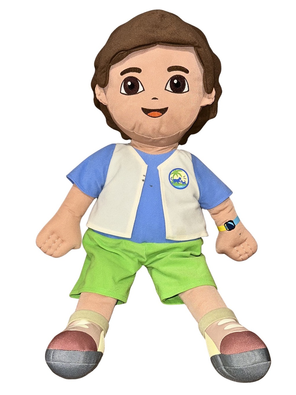 Go Diego Go Jumbo Plush Stuffed Doll 24" Large 2006 Fisher Price Nick Jr.